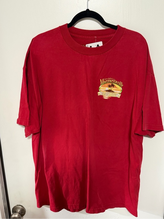 Margaritaville Other - Margaritaville Red Short-Sleeve Tee with Tropical Chest Graphic